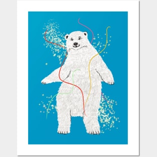 Dancing Polar Bear Posters and Art